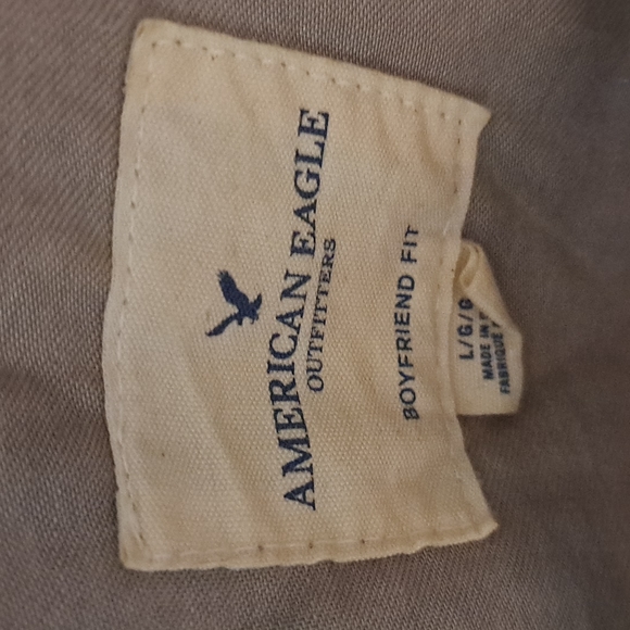 American Eagle Boyfriend Fit Button Up Shirt - Picture 3 of 6